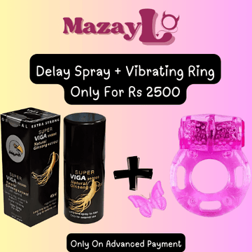 Delay Spray + Vibrating Ring | Ultimate Couple's Pleasure Kit | 58% OFF | MazayLO (Draft ) - My Store